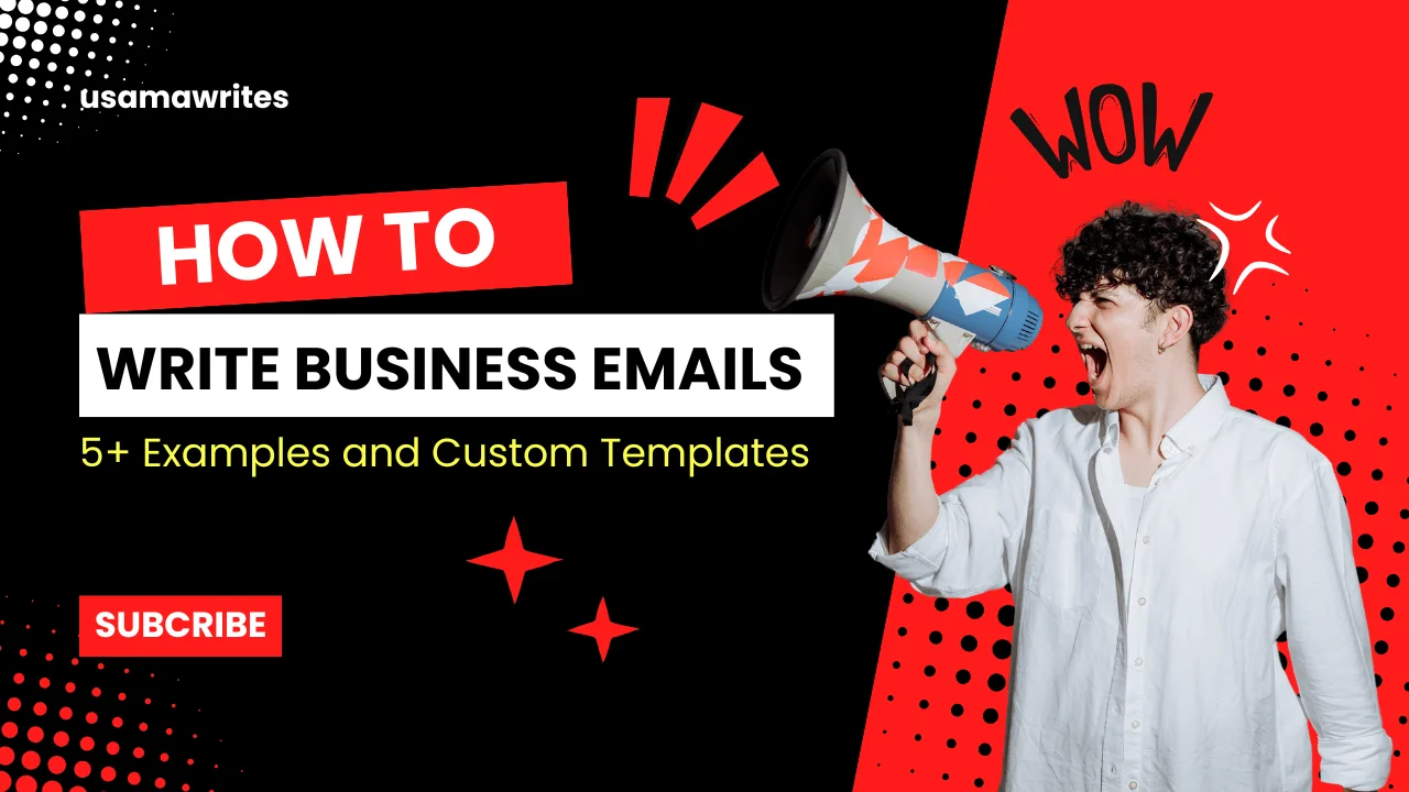 how to write business emails with 5 custom templates