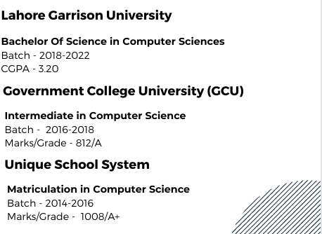 ATS-Friendly Resume/ CV Templates: How to Make an ATS-Friendly Resume with ChatGPT and Get a 90+ Score education