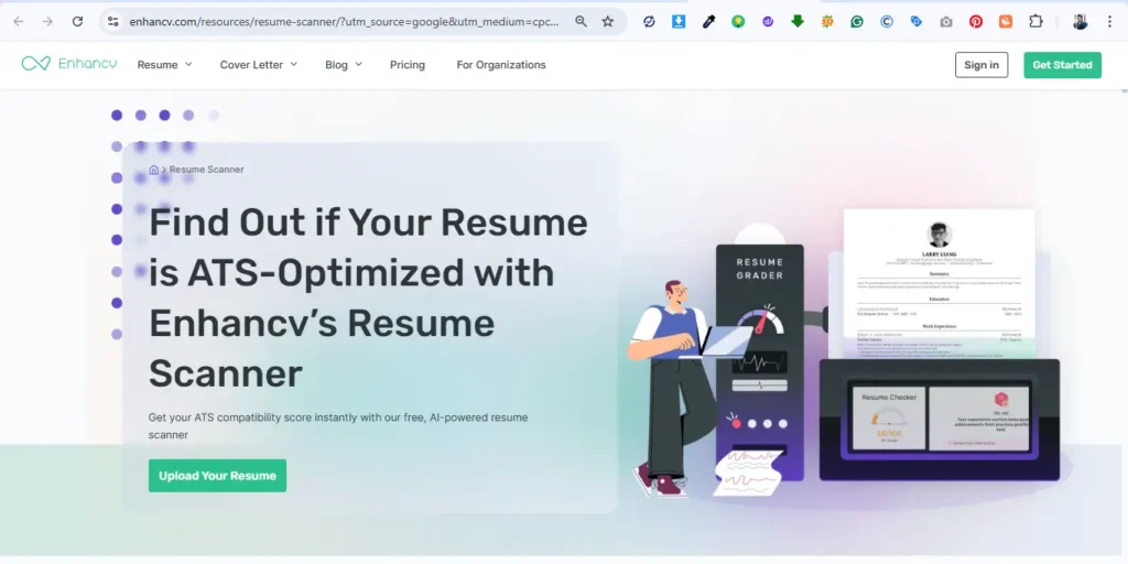 ATS-Friendly Resume/ CV Templates: How to Make an ATS-Friendly Resume with ChatGPT and Get a 90+ Score enhanc-cv