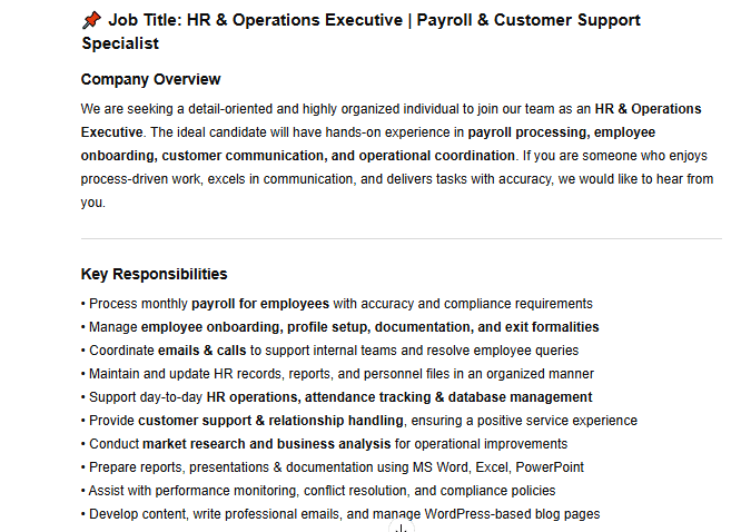 ATS-Friendly Resume/ CV Templates: How to Make an ATS-Friendly Resume with ChatGPT and Get a 90+ Score job description