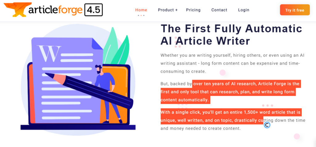 Copywriting AI: Best Free Tools, Prompts & Income Ideas writing assistant article forge